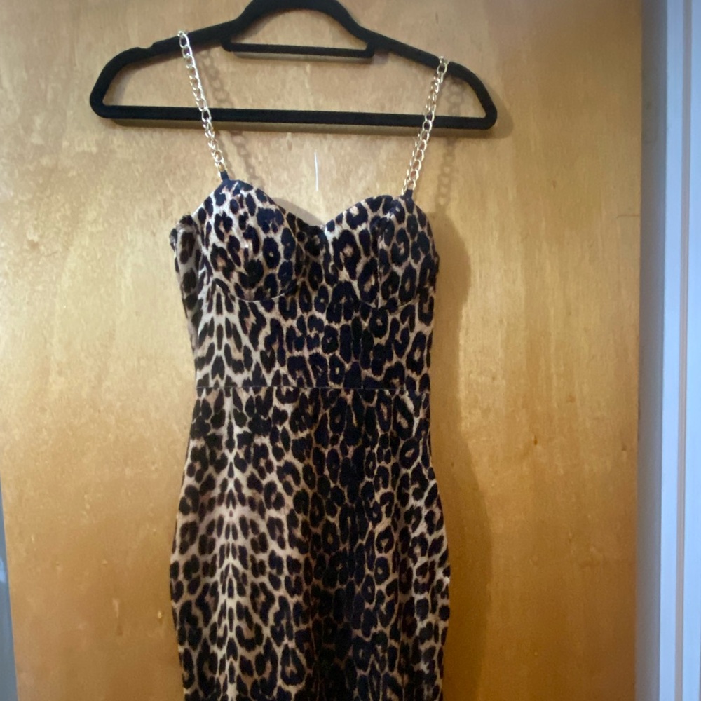 Animal print dress brand new with tags